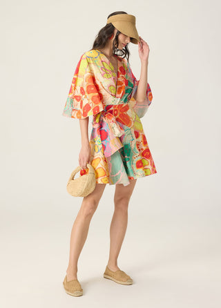 Selia multicolor floral dress