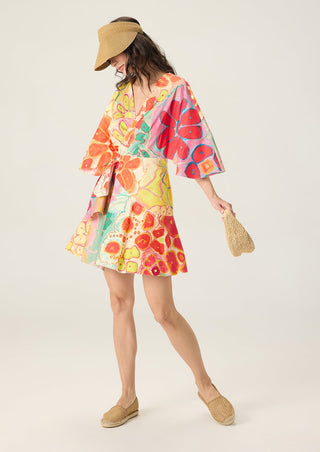 Selia multicolor floral dress