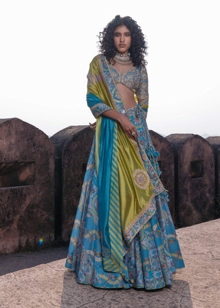 Floral noor lehenga set