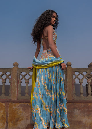 Allure tassel top and skirt