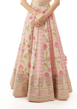 Ivory devyani lehenga set