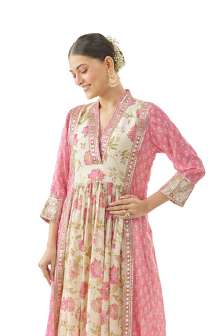 Riya tunic with palazzo and dupatta