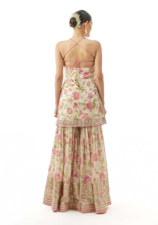 Ivory dhvanika halter set