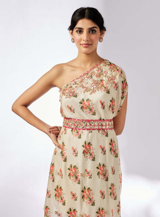 Zoya Ivory Dress by Gopi Vaid, available on Indiaspopup.com