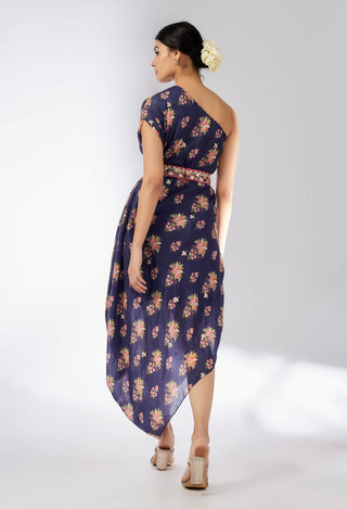 Zoya Navy Dress by Gopi Vaid, available on Indiaspopup.com