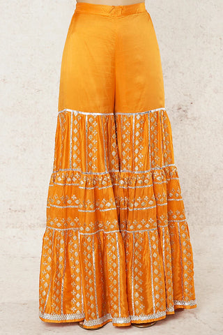 Gopi Vaid-Shazma Orange Sharara Set-INDIASPOPUP.COM