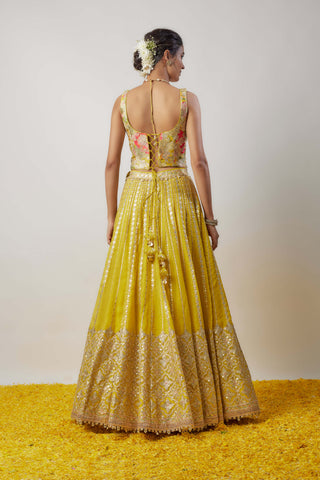 Mia yellow lehenga set