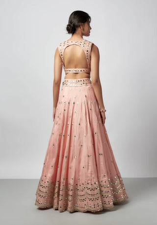 Daksha Pink Lehenga Set by Gopi Vaid available on Indiaspopup