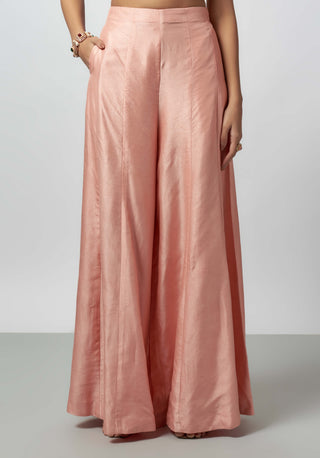 Nadira pink cape and palazzo set