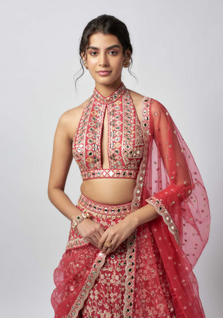 Laanya pink lehenga set