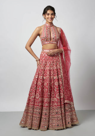 Laanya pink lehenga set