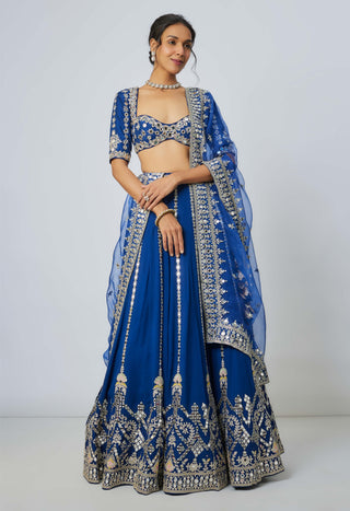 Ananya blue lehenga set