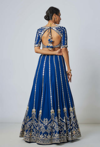 Ananya blue lehenga set