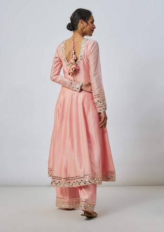 Shraddha pink anarkali set