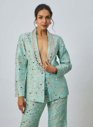 Sanura powder blue pant and blazer