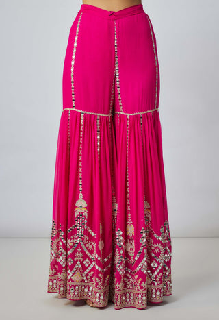 Ekantika rani pink sharara set