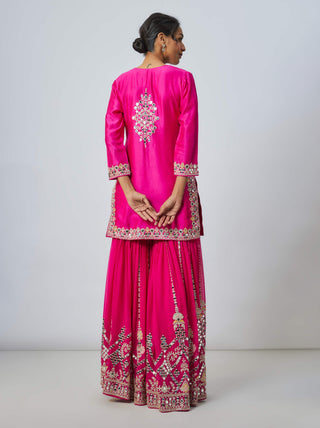 Ekantika rani pink sharara set