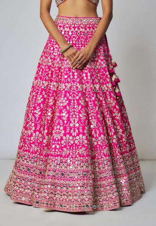 Niranjana rani pink lehenga set