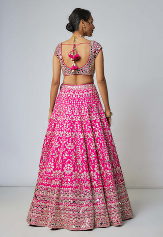 Niranjana rani pink lehenga set