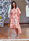 House Of Fett-Isabella Rose Pink Printed Dress-INDIASPOPUP.COM