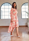 House Of Fett-Isabella Rose Pink Printed Dress-INDIASPOPUP.COM