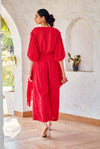 House Of Fett-Crimson Cowl Top And Pant-INDIASPOPUP.COM