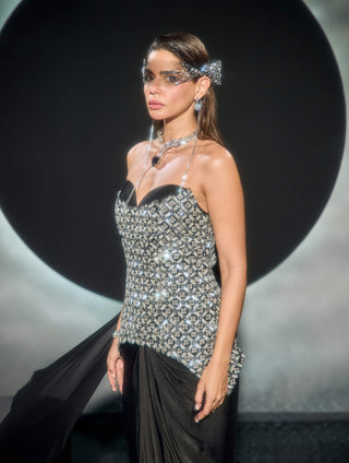 Alurea black corset and skirt