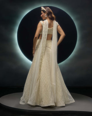 Liora ivory lehenga set