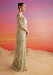 Mint embellished regina cape