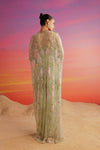 Mint embellished regina cape