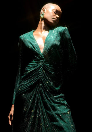 Emerald green seraphina dress