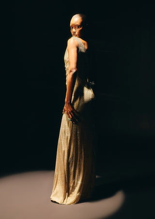Butter yellow aurelia gown