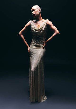 Butter yellow aurelia gown