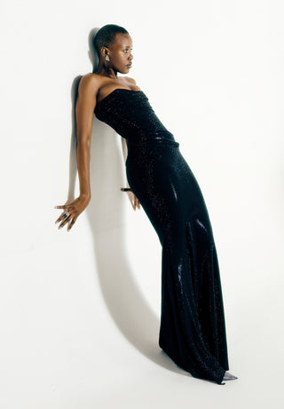 Black noiré gown