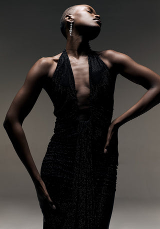 Black vespera gown