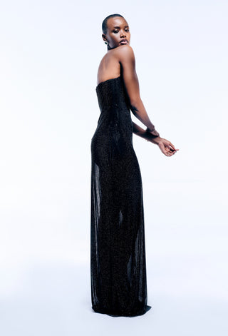 Black zafira gown