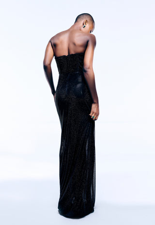Black zafira gown