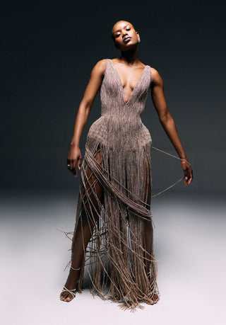 Rose gold rosalie gown