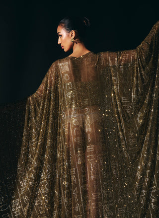 Amunet gold kaftan and corset