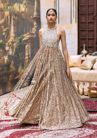 Silver mridula lehenga set