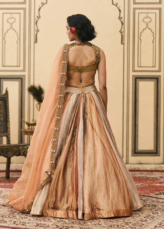 Swarnagouri temple jewel lehenga set