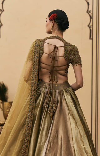 Navratan indian craft jewel lehenga set