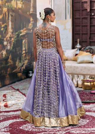 Lilac prabha lehenga set