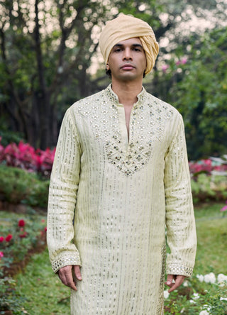 Zayan beige kurta and salwar