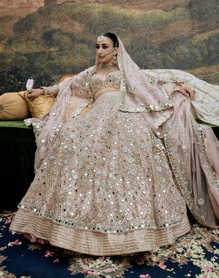 Rang De Gulaab Lehenga Set by Itrh available on Indiaspopup.com