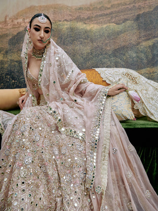 Rang De Gulaab Lehenga Set by Itrh available on Indiaspopup.com