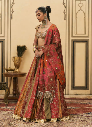 Rang mahal brocade lehenga set