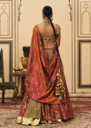 Rang mahal brocade lehenga set