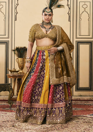 Parampara heritage brocade lehenga set