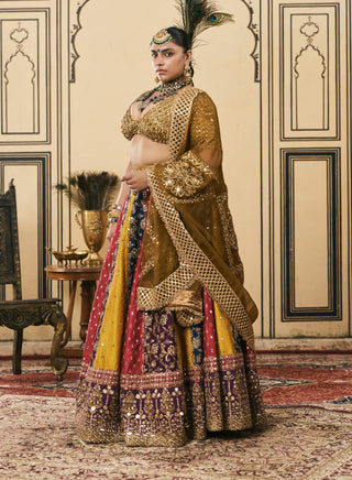 Parampara heritage brocade lehenga set